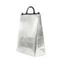 手提げ保冷角底袋 黒 (中)10P 小束タイプ 10枚 XZLMR001【送料無料】