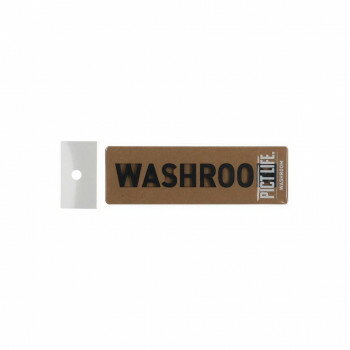 ハイロジック PICT LIFE.　WASHROOM　黒　1枚入　24777【送料無料】 メール便対応商品