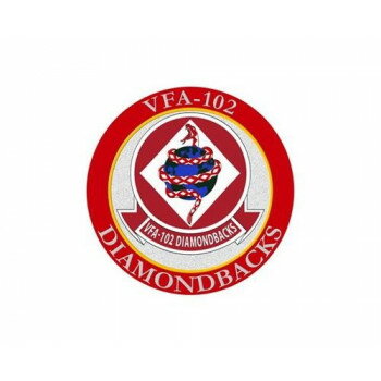 ステッカー アメリカ海軍 VFA-102 NC025S【送料無料】 メール便対応商品