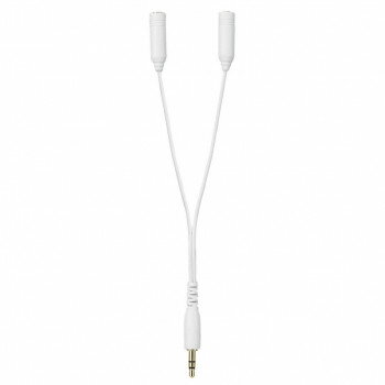 YAZAWA(ヤザワコーポレーション) 2分配オーディオコード白 TK01W【送料無料】 メール便対応商品