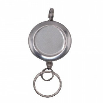 INAZUMA イナズマ リールキーホルダー(日本製強力コード使用) 1個入 S シルバー AK-68-24【送料無料】 ..