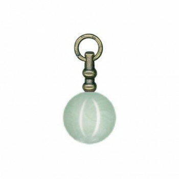 INAZUMA イナズマ 約18mm玉付きファスナー飾り 1個入 15 ヒスイ AK-87-18【送料無料】 メール便対応商品