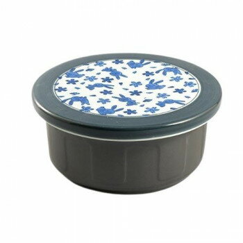 有田焼 平蓋おしゃれおひつ 1.5合 花