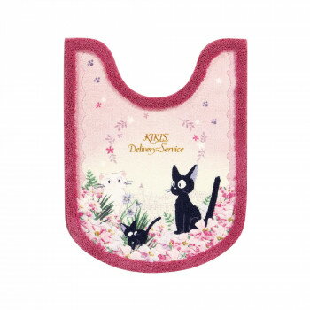 センコー 魔女の宅急便 トワイライトジジ トイレマット ロング丈 約78×60cm ピンク 34760【送料無料】