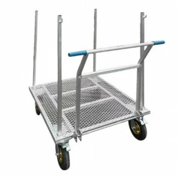 アルミス アルミ製フレコンスタンド台車 AFSD-850W【送料無料】