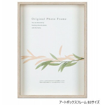 A.P.J. BOXフレーム アートボックスフレーム(高さ:35mm) B3サイズ(364×515mm)　パステルホワイト・0021..