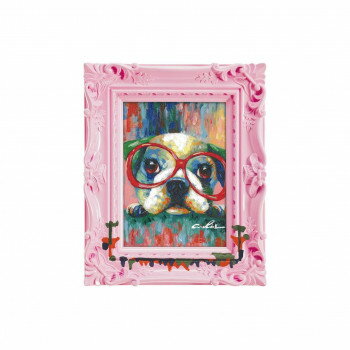 オイル ペイント アート ~ペンキ デコフレーム シリーズ~「ポップパピー」 OP-05804【送料無料】