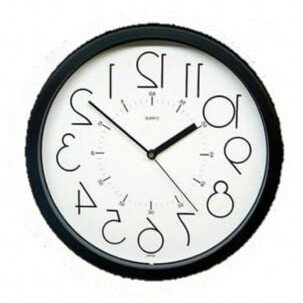 逆転時計・QL886ホワイト【送料無料】
