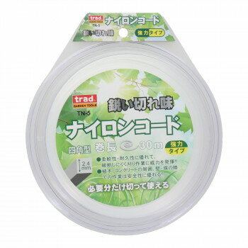 trad　ナイロンカッター(四角)　2.4×30m　TN-5　316014【送料無料】