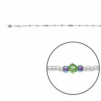 メガネチェーン CX-176 クリア Z5964【送料無料】 メール便対応商品