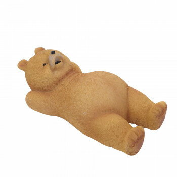 村田屋産業 オブジェ レジンダッドベアー寝落ち 32006【送料無料】