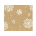 包装紙 レースィ(クラフト) 335 100枚【送料無料】