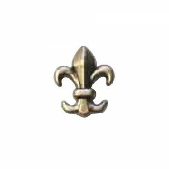 ソウヒロ joint クラフトパーツ ネジ式バネホック ユリ アンティークシルバー JTMP-142【送料無料】 メール便対応商品