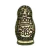 ソウヒロ joint クラフトパーツ ネジ式バネホック マトリョーシカ アンティークゴールド JTMP-211【送料無料】 メール便対応商品