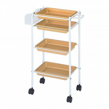 サロン向け C-305 トレーワゴン ゴールド 13525【送料無料】