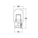 M&Hマツシマ 白熱電球(2個入) 12v21w T20WB 大 AWB54【送料無料】
