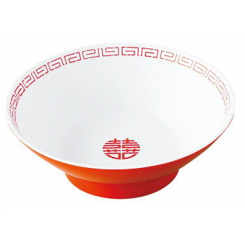 ENTEC　エンテック　CA-13 中華丼(小)　白/赤【送料無料】
