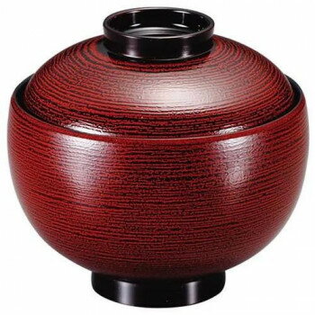 福井クラフト　3.1寸布袋椀 溜刷毛目 12033130【送料無料】