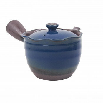 G-7191 急須 1.5号はなかご青 丸網 萬古焼【送料無料】