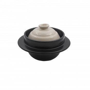 M0091 羽釜炊飯鍋 ごはん鍋 白釉 1合炊 萬古焼【送料無料】