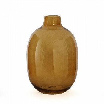 志成販売 カラーガラスのフラワーベース コロッセル アンバー 108337AM【送料無料】