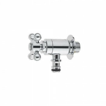 三栄水栓 SANEI ガーデン水栓 クロスハンドル 逆止弁付　シルバー・Y1812Y-13【送料無料】