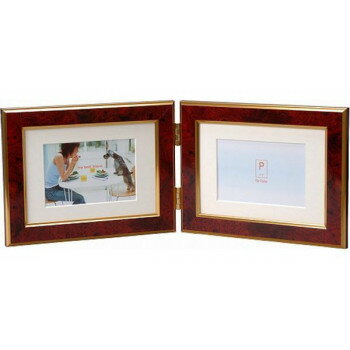 ペアフレーム　2LW　ヨコ　ワイン　101640【送料無料】