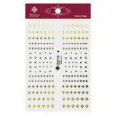 ビューティーネイラー プロフェッショナル リアルデコシール メタリックゴールド RDS-11【送料無料】 メール便対応商品