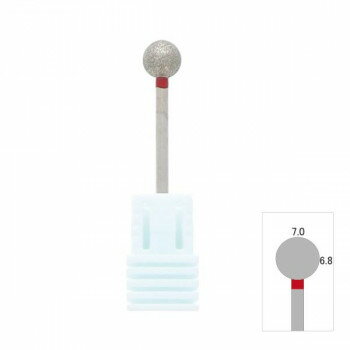 ビューティーネイラー 573xmcマニキュレーションツール ボールダイヤモンド7.0F AMC-4【送料無料】 メ..