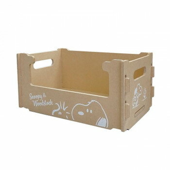 スヌーピー 簡単組立 スタッキングコンテナ (スヌーピー＆ウッドストック) SNB3300SW【送料無料】