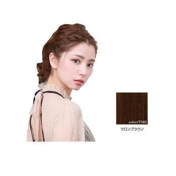 ★プリシラ バンスウィッグ ナチュラルカール BS-01 耐熱　TMB・マロンブラウン【送料無料】
