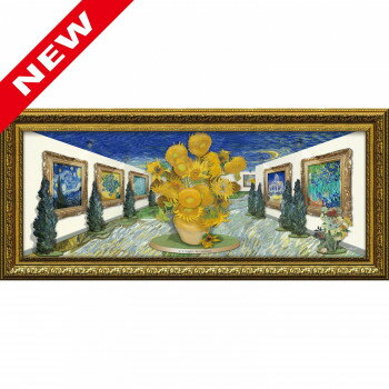アートフレーム 白石 創多 「ゴッホのアート ミュージアム」 ST-18004【送料無料】