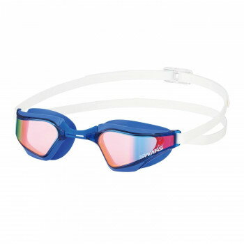 山本光学 SWANS スイムグラス 抗菌 ネイビー×シャドーミラー SR-72MITPAFAB NAVR【送料無料】