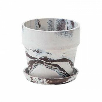 アーバンプランツポット マーブル ミルク/カカオ 80982【送料無料】
