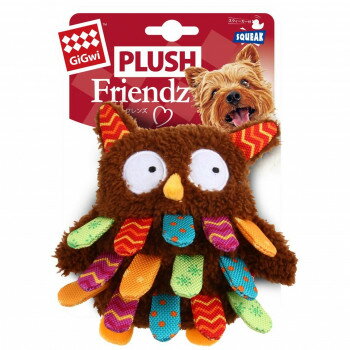 GiGwi ギグウィ　犬用おもちゃ プラッシュフレンズ アミーゴ フクロウ GW6134【送料無料】