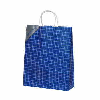 自動手提袋　HZ　ネット　ブルー 50枚 XZK00656【送料無料】