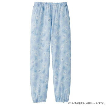 ケアファッション パジャマパンツ(婦人) サックス LL 3991903【送料無料】