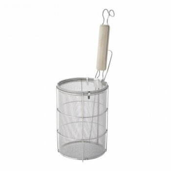 TS　ステンレス　木柄スパゲティー揚　小　ASP03003【送料無料】