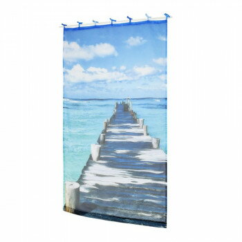 デジタルプリントカーテン シー 105×178cm 14119871119【送料無料】