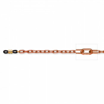 メガネチェーン FP-1 クリアーブラウン 05818【送料無料】 メール便対応商品