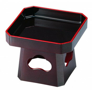 福井クラフト　4.5寸三宝 溜天朱セット 51021068【送料無料】