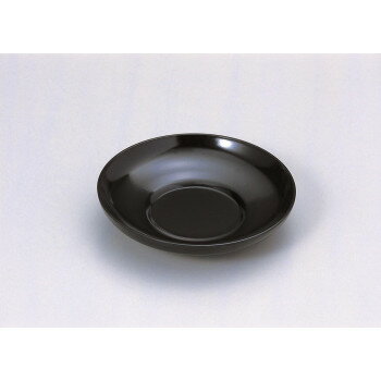 福井クラフト　2.8寸ダルマ茶托 黒 75000350【送料無料】 メール便対応商品