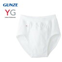 グンゼ ブリーフ YG スタンダード 前あき スパンゴム ホワイト M YV0031V【送料無料】 メール便対応商品(4)