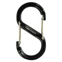 DBLTACT アルミS型カラビナ ブラック DT-AKS-80B 360513【送料無料】 メール便対応商品(3)