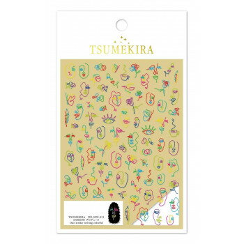 TSUMEKIRA(ツメキラ) SANZOUプロデュース One stroke writing colorful NN-SNZ-011【送料無料】 メール便対応商品 TSUMEKIRA(ツメキラ) SANZOUプロデュース One stroke writing colorful NN-SNZ-011【送料無料】 メール便対応商品