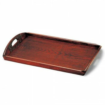 15.0木彫長手盆 拭漆(R) 4446【送料無料】