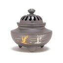 日本香堂 香炉 玉利久双鶴 高岡銅器 79712【送料無料】