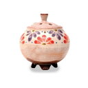 日本香堂 香炉 粉引花三島 京焼・清水焼 79662【送料無料】