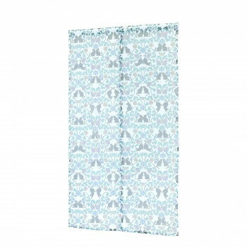 のれん ニャーベスク パープル 12225870348【送料無料】 メール便対応商品