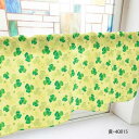 カフェカーテン クローバー 1000×450mm 黄・40815【送料無料】